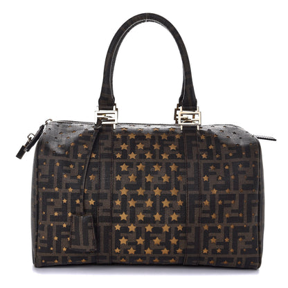 Fendi Zucca Spalmati Stars Forever Boston Tobacco 1 of 7