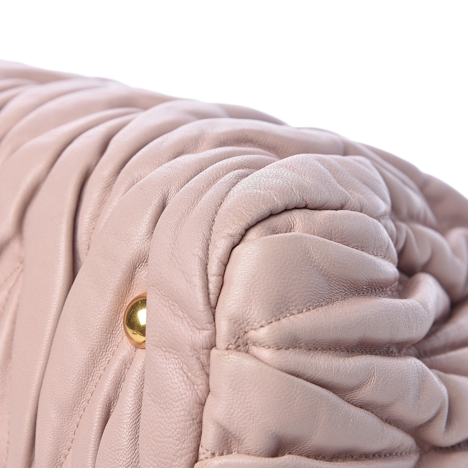 Miu Miu Nappa Matelasse Bauletto Top Handle Bowler Pink 9 of 13