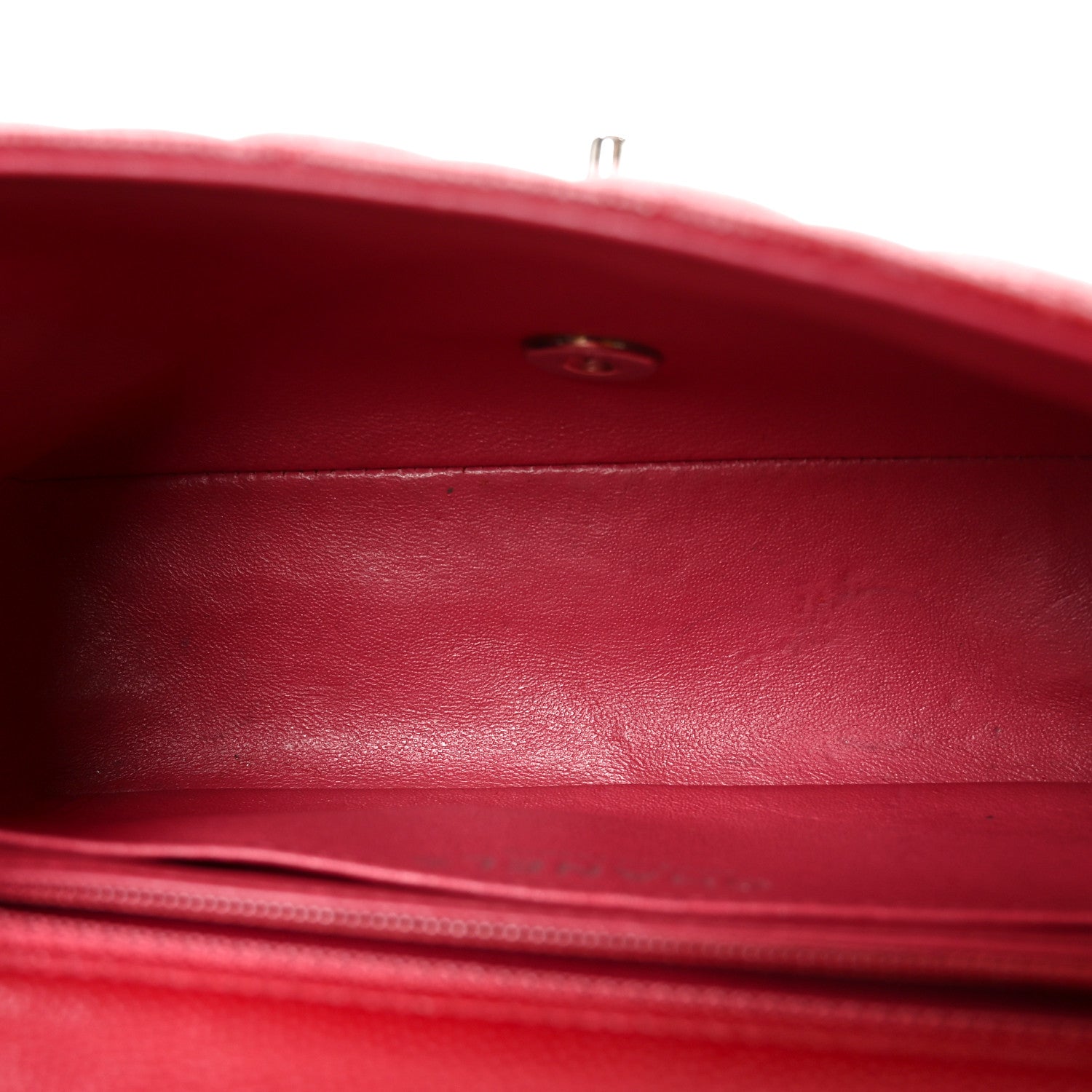 Chanel Caviar Quilted Mini Rectangular Flap Red 5 of 10