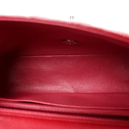 Chanel Caviar Quilted Mini Rectangular Flap Red 5 of 10