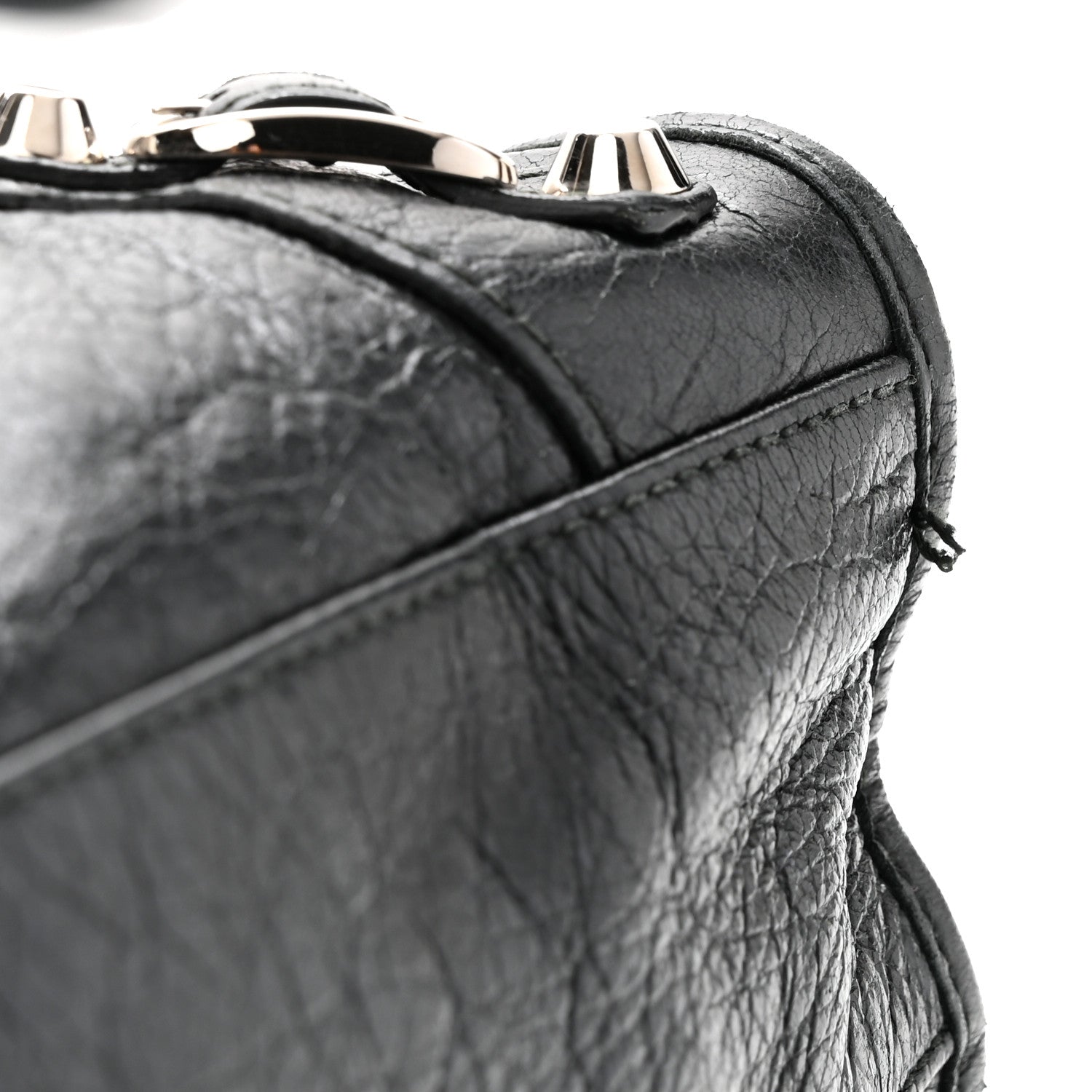 Balenciaga Agneau Classic Silver Hardware Mini City Black 12 of 12