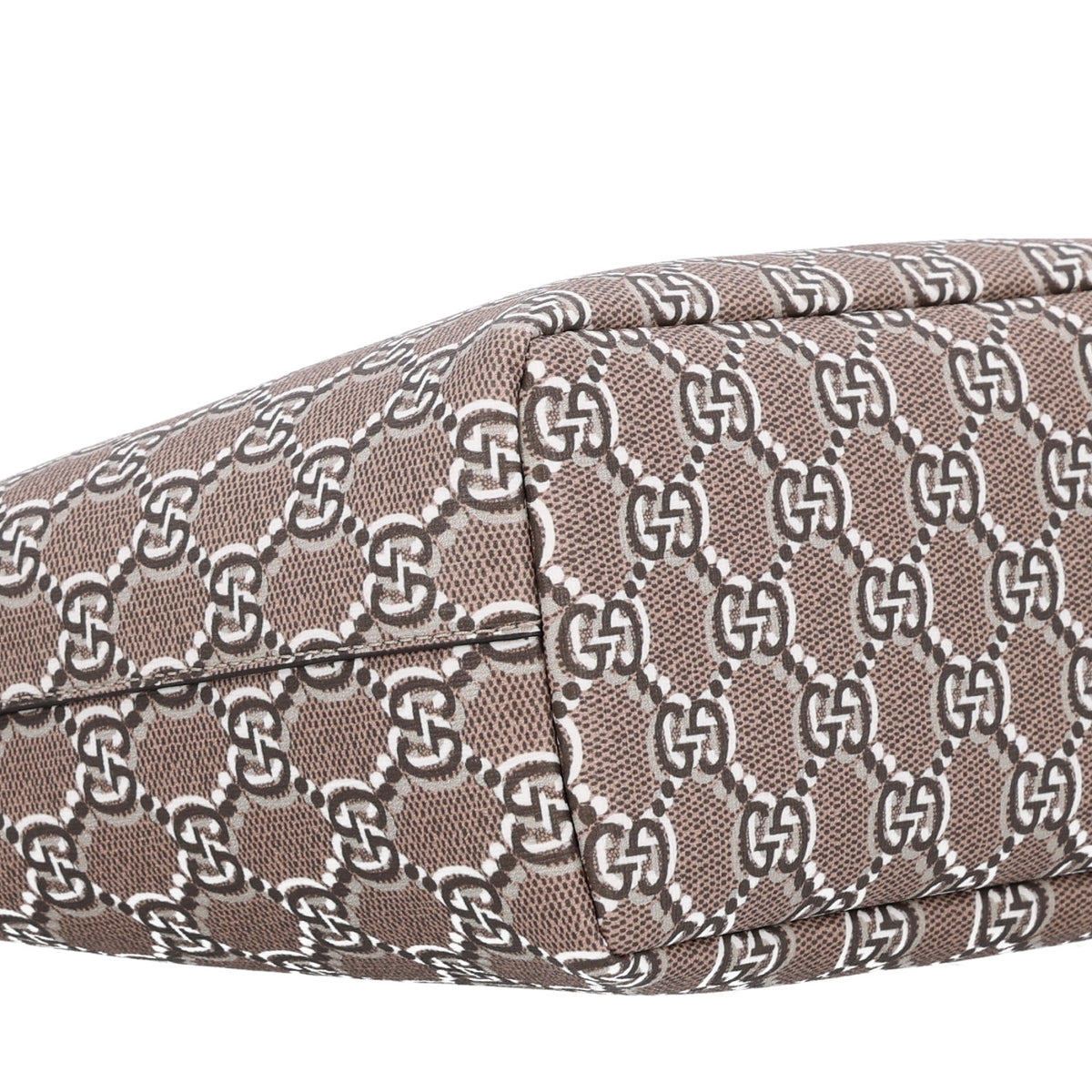 GG Shadow Monogram Super Mini Ophidia Shoulder Bag Taupe