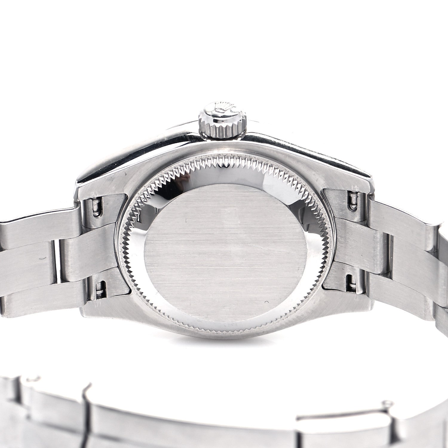 Rolex Stainless Steel 26mm Oyster Perpetual Watch Black 176200 4 of 5
