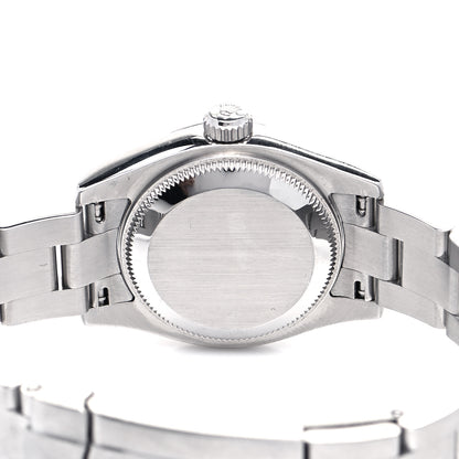 Rolex Stainless Steel 26mm Oyster Perpetual Watch Black 176200 4 of 5