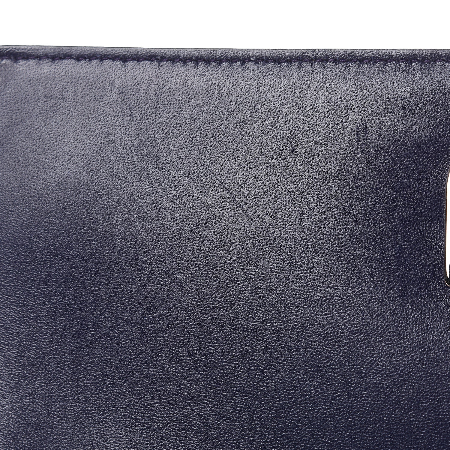Christian Dior Metallic Patent Micro-Cannage Gradient Medium Diorama Flap Bag Silver Blue 9 of 10