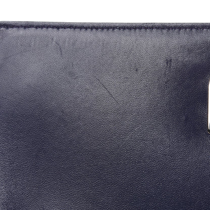 Christian Dior Metallic Patent Micro-Cannage Gradient Medium Diorama Flap Bag Silver Blue 9 of 10