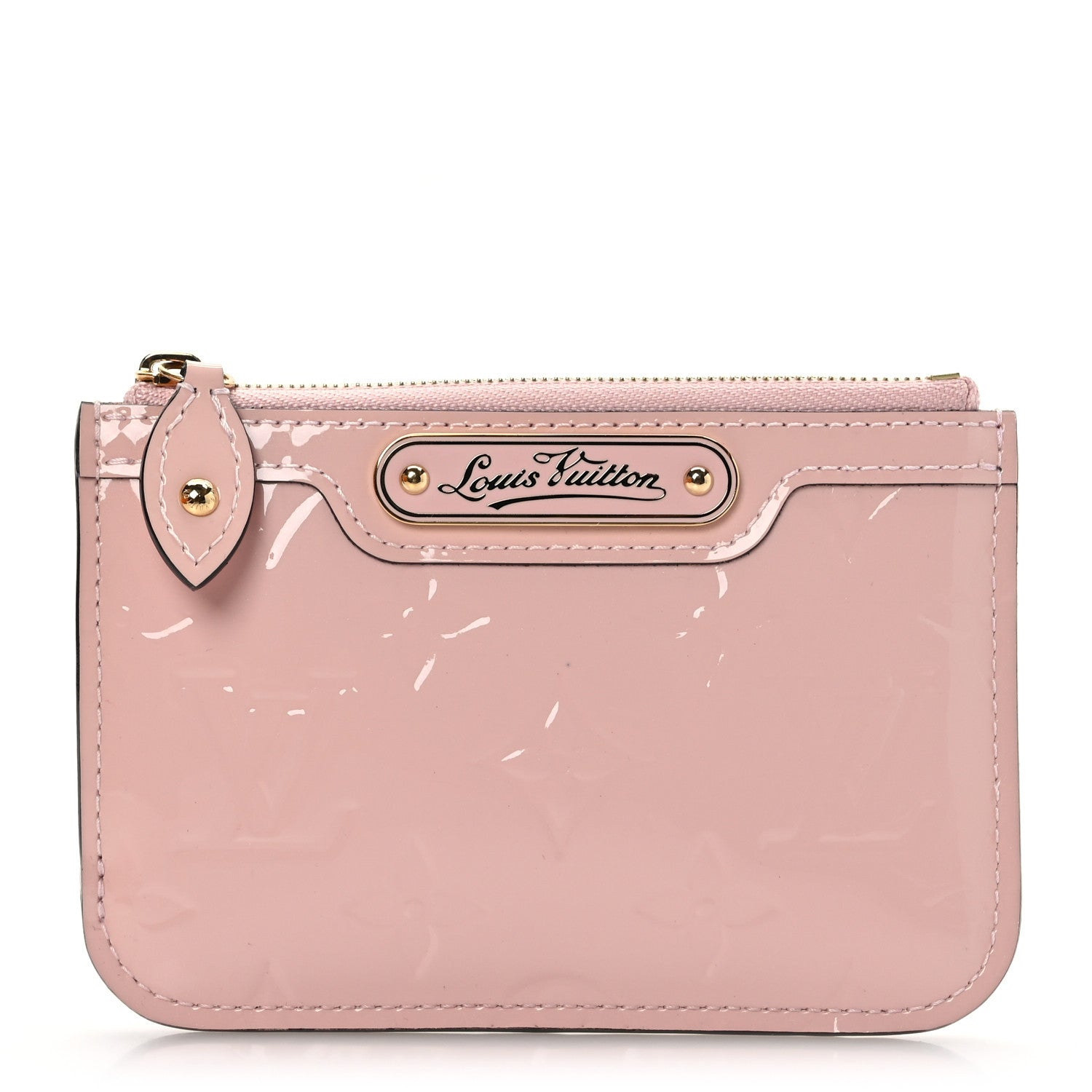 Louis Vuitton Vernis Key Pouch Rose Ballerine 1 of 6