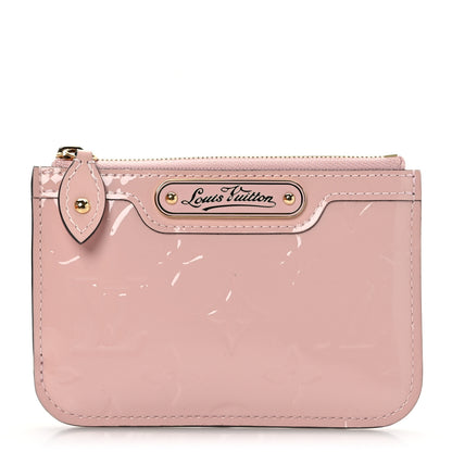 Louis Vuitton Vernis Key Pouch Rose Ballerine 1 of 6