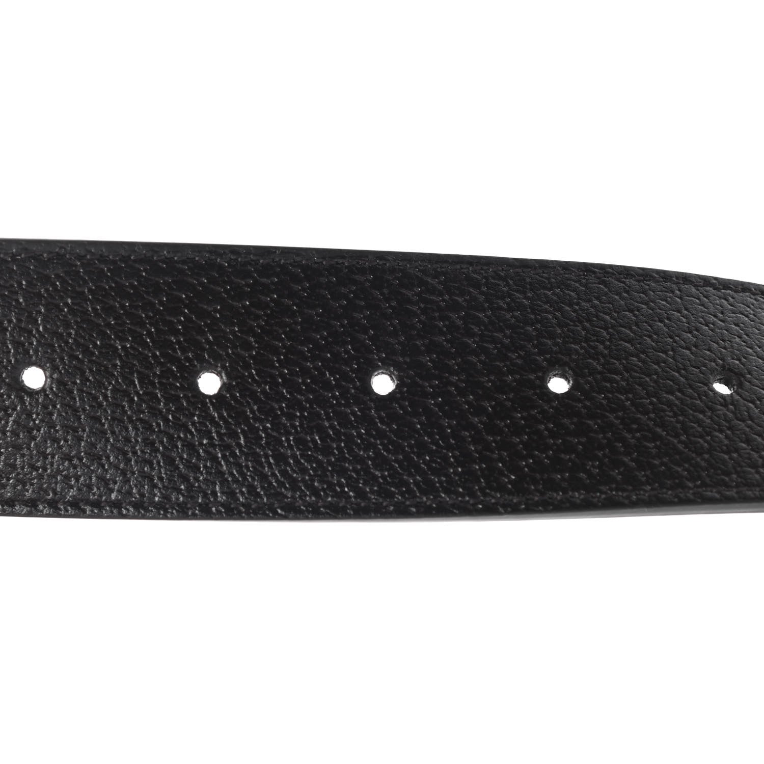 Gucci Textured Dollar Calfskin Double G 40mm Belt 90 36 Dark Cocoa 4 of 4
