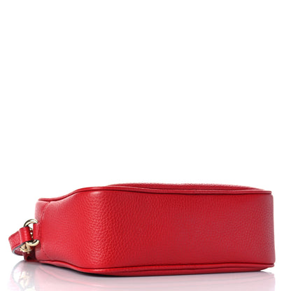 Gucci Pebbled Calfskin Small Soho Disco Bag Tabasco Red 4 of 12