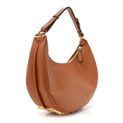 Fendi Vitello Grace Matte Small Fendigraphy Hobo Bag Brandy 3 of 9