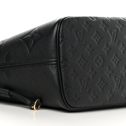 Louis Vuitton Empreinte Monogram Giant Neverfull MM Black 8 of 9