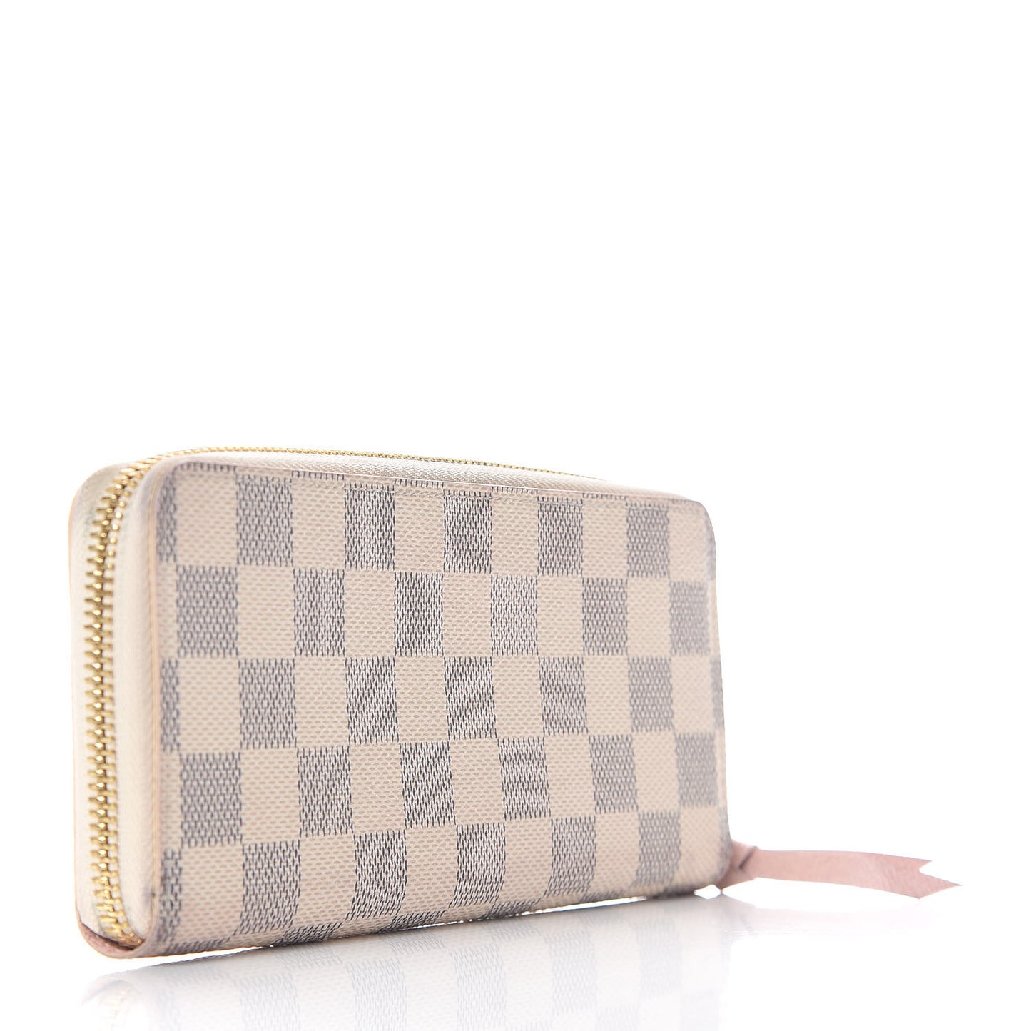 Damier Azur Clemence Wallet Rose Ballerine
