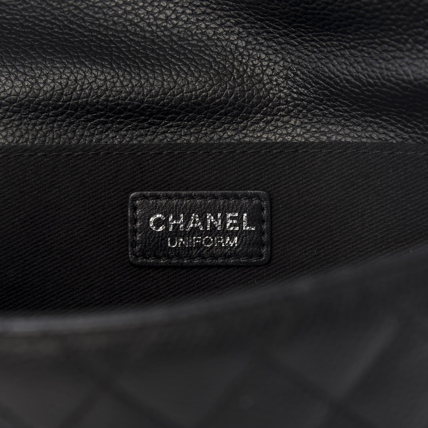 Chanel Grained Calfskin Quilted 2.55 Reissue Flap Belt Bag Clutch Black 7 of 8