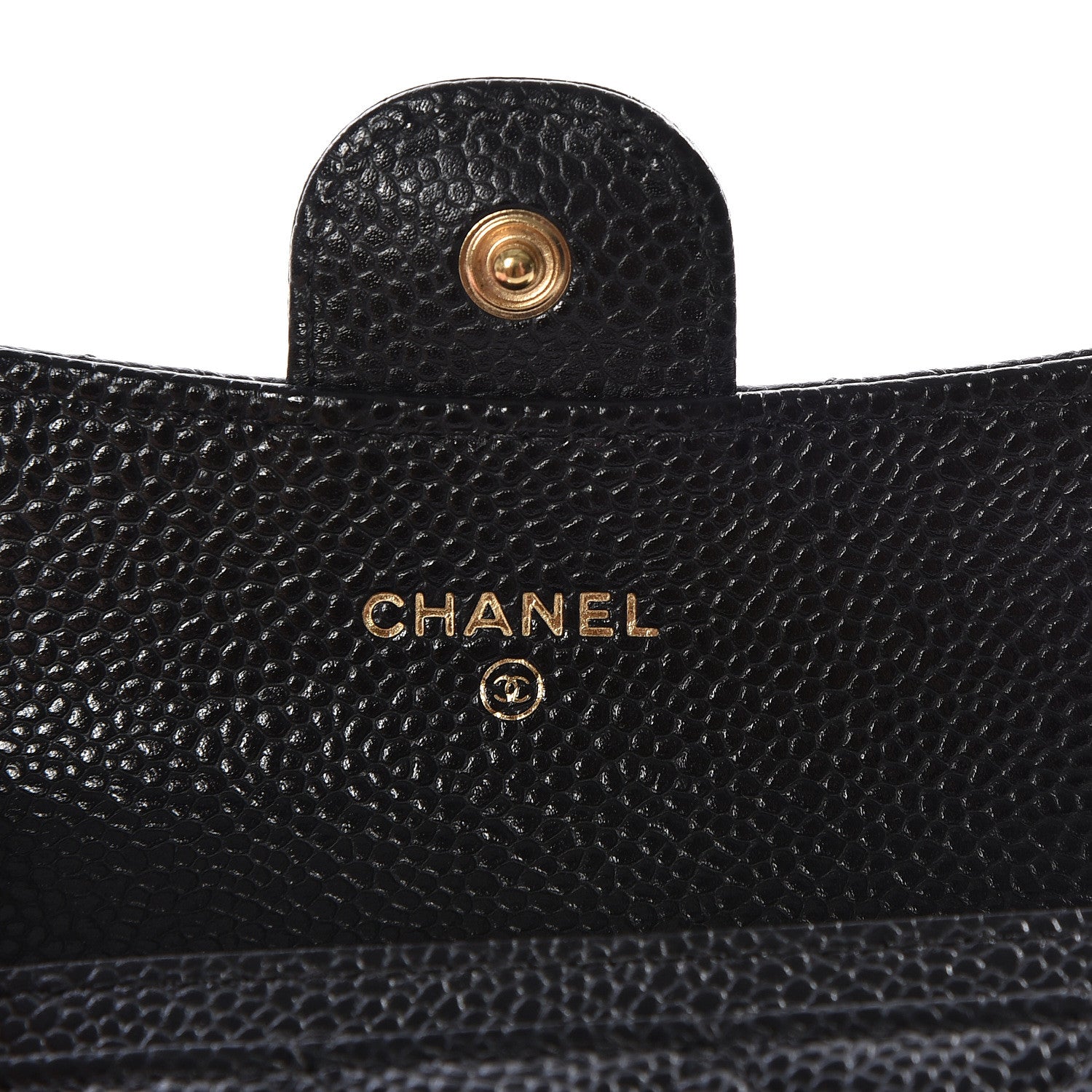 Chanel Caviar Quilted Flap Card Holder Black 7 of 11