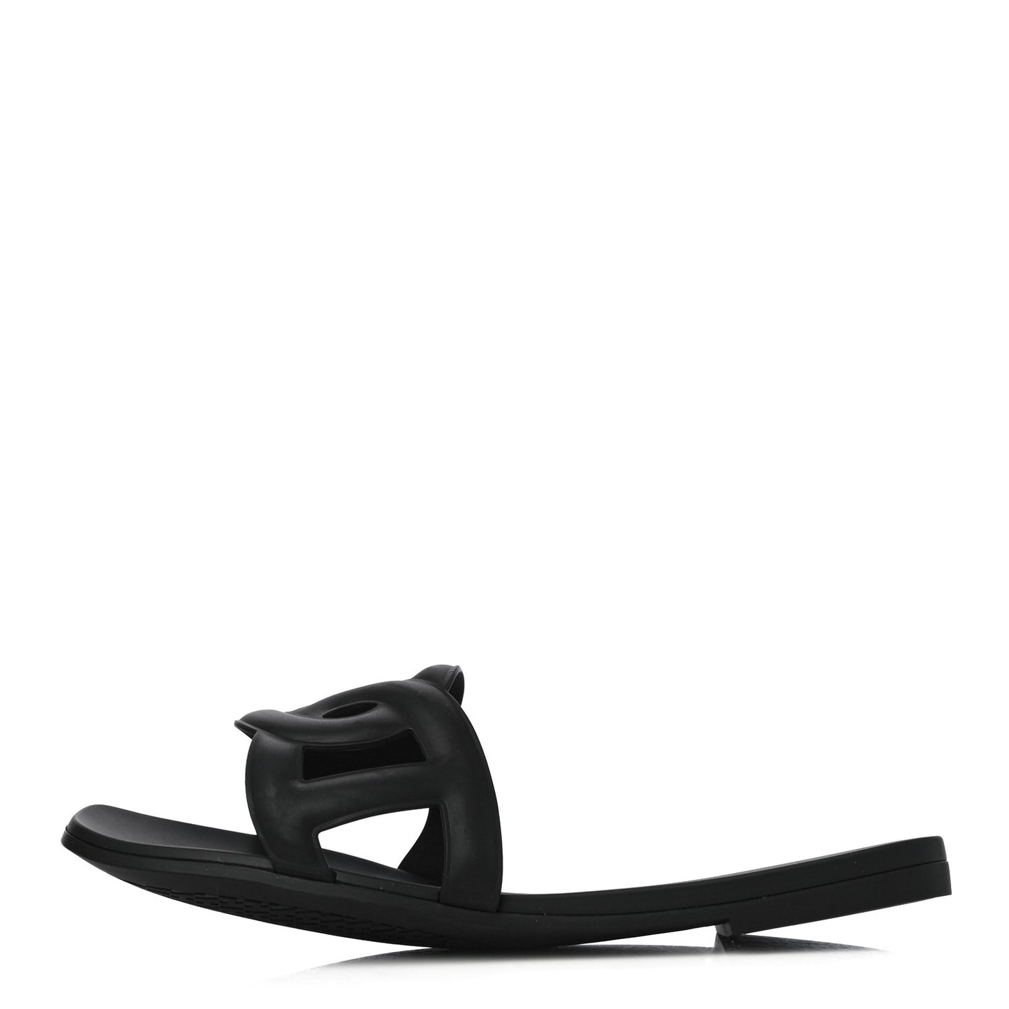 Rubber Aloha Sandals 38 Black
