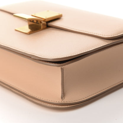 Celine Liege Calfskin Medium Classic Box Flap Bag Nude 7 of 10
