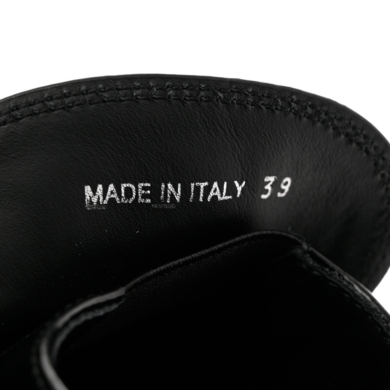 Prada Spazzolato Metal Triangle Logo 50mm Loafers 39 Black 8 of 10