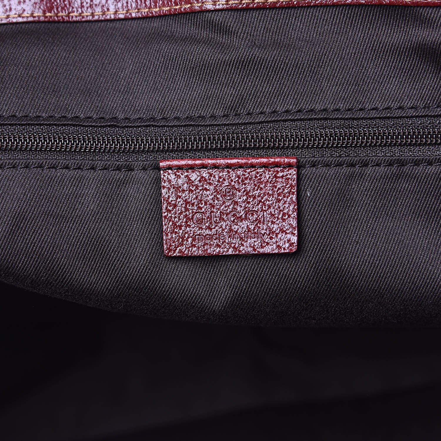 Gucci Monogram Medium Tote Red 6 of 11