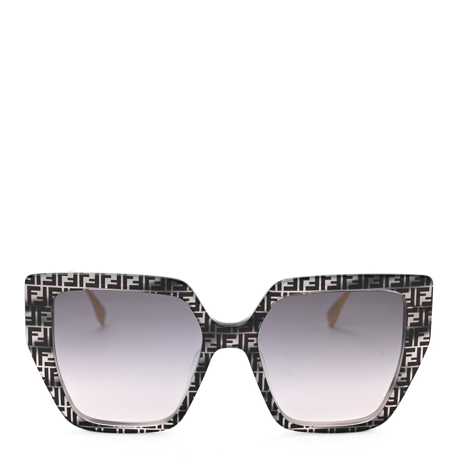 Fendi Acetate FF Butterfly Sunglasses FE40012U Black 2 of 6