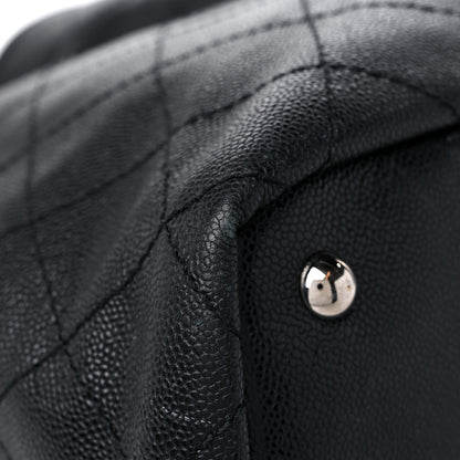 Chanel Grained Calfskin Large Shopping Fever Tote Black 9 of 22