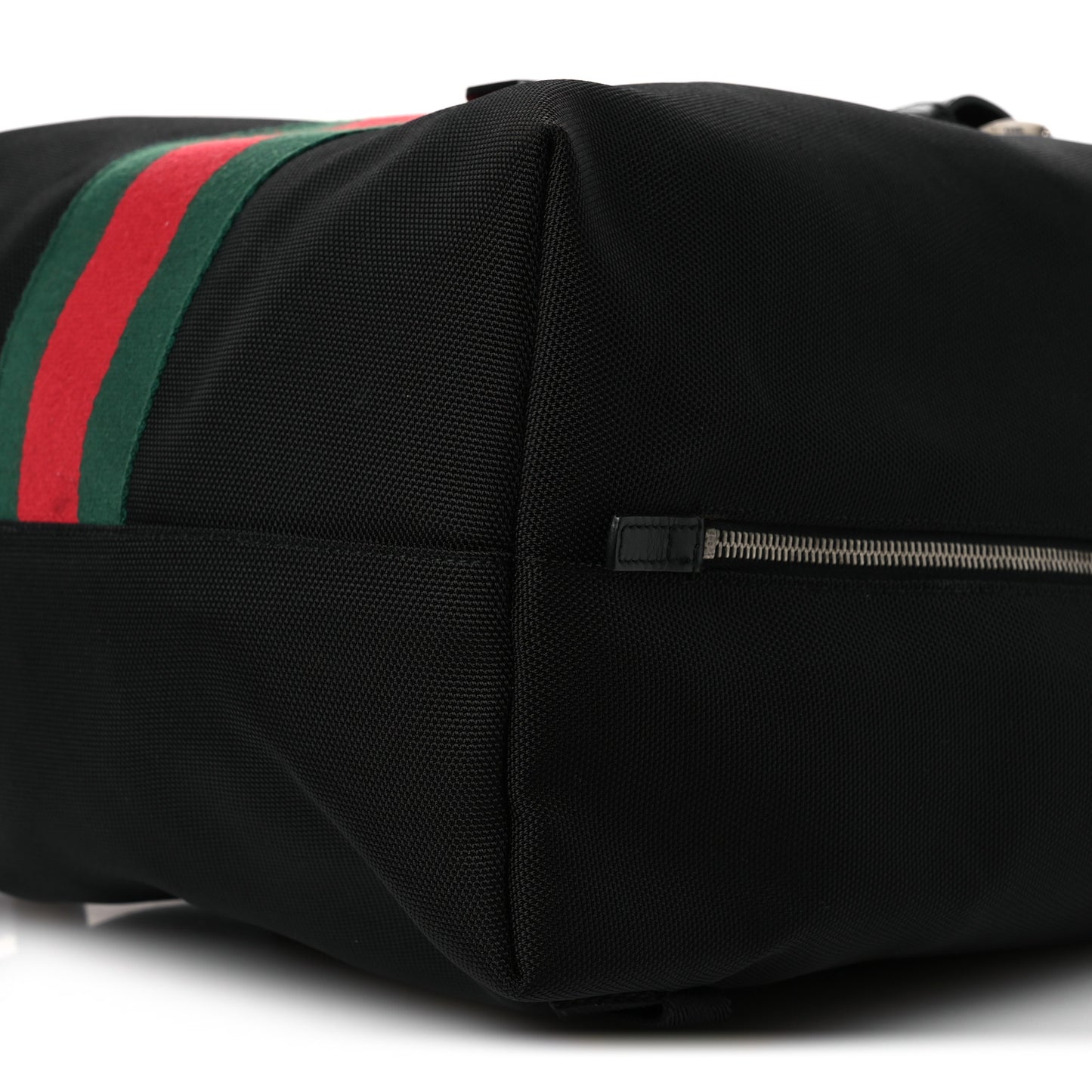 Techno Canvas Web Single Buckle Backpack Black