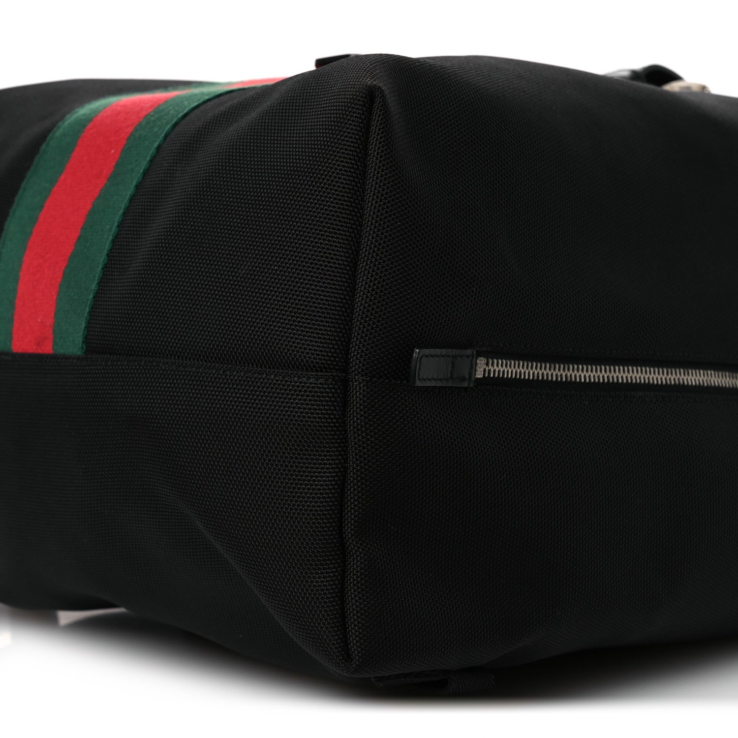Gucci Techno Canvas Web Single Buckle Backpack Black 10 of 15