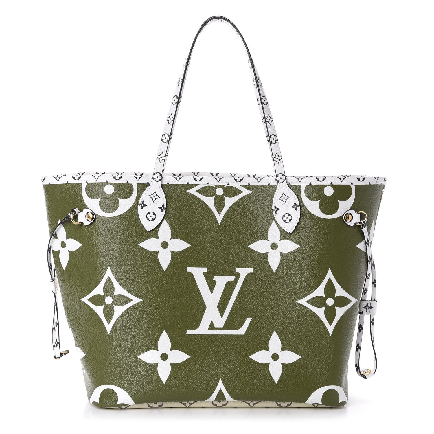 Louis Vuitton Monogram Giant Neverfull MM Kaki 1 of 10