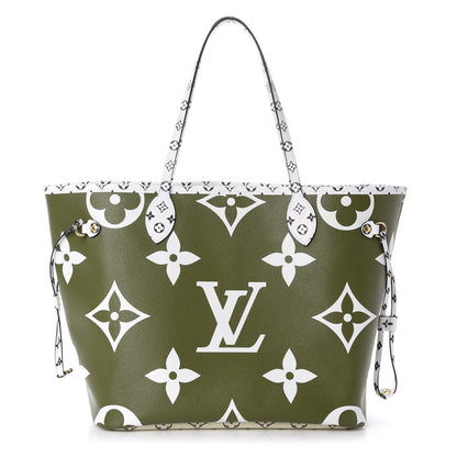 Louis Vuitton Monogram Giant Neverfull MM Kaki 1 of 10