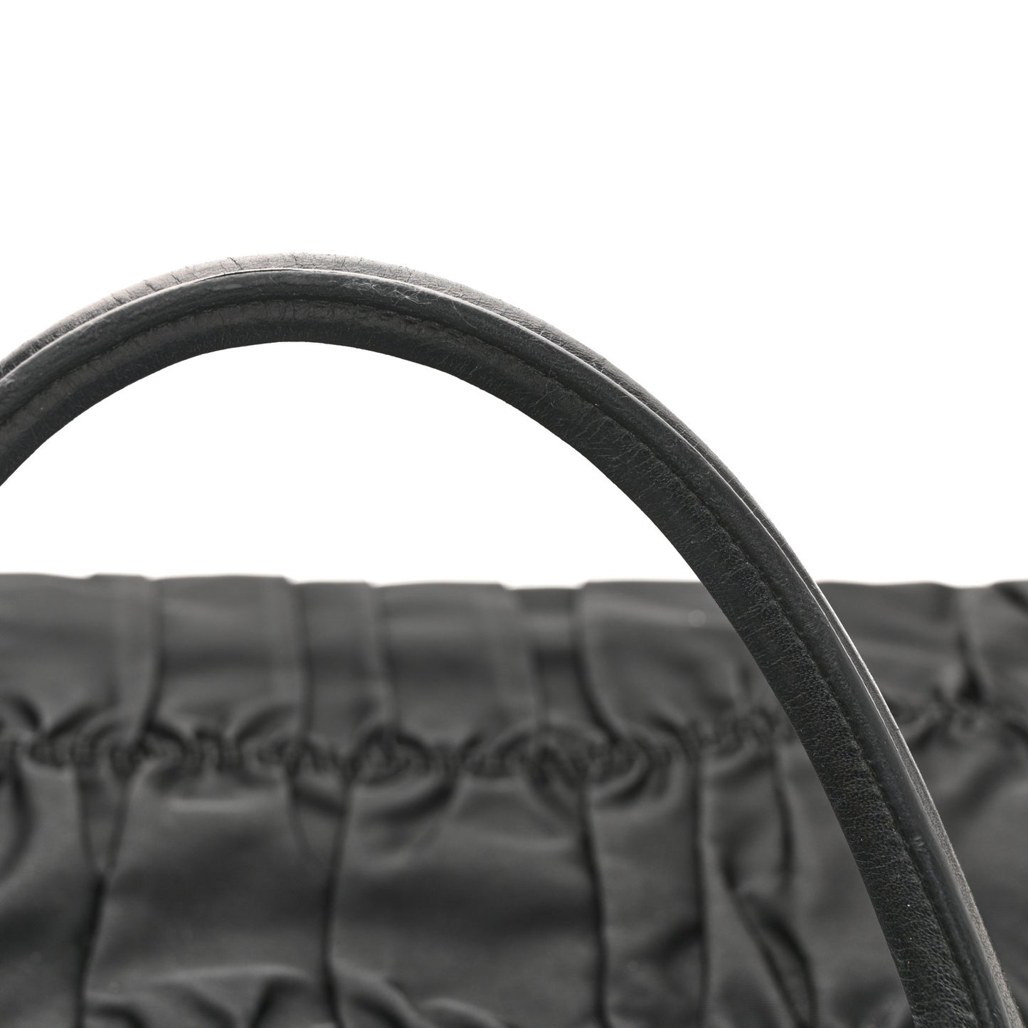 Tessuto Nylon Gaufre Tote Black