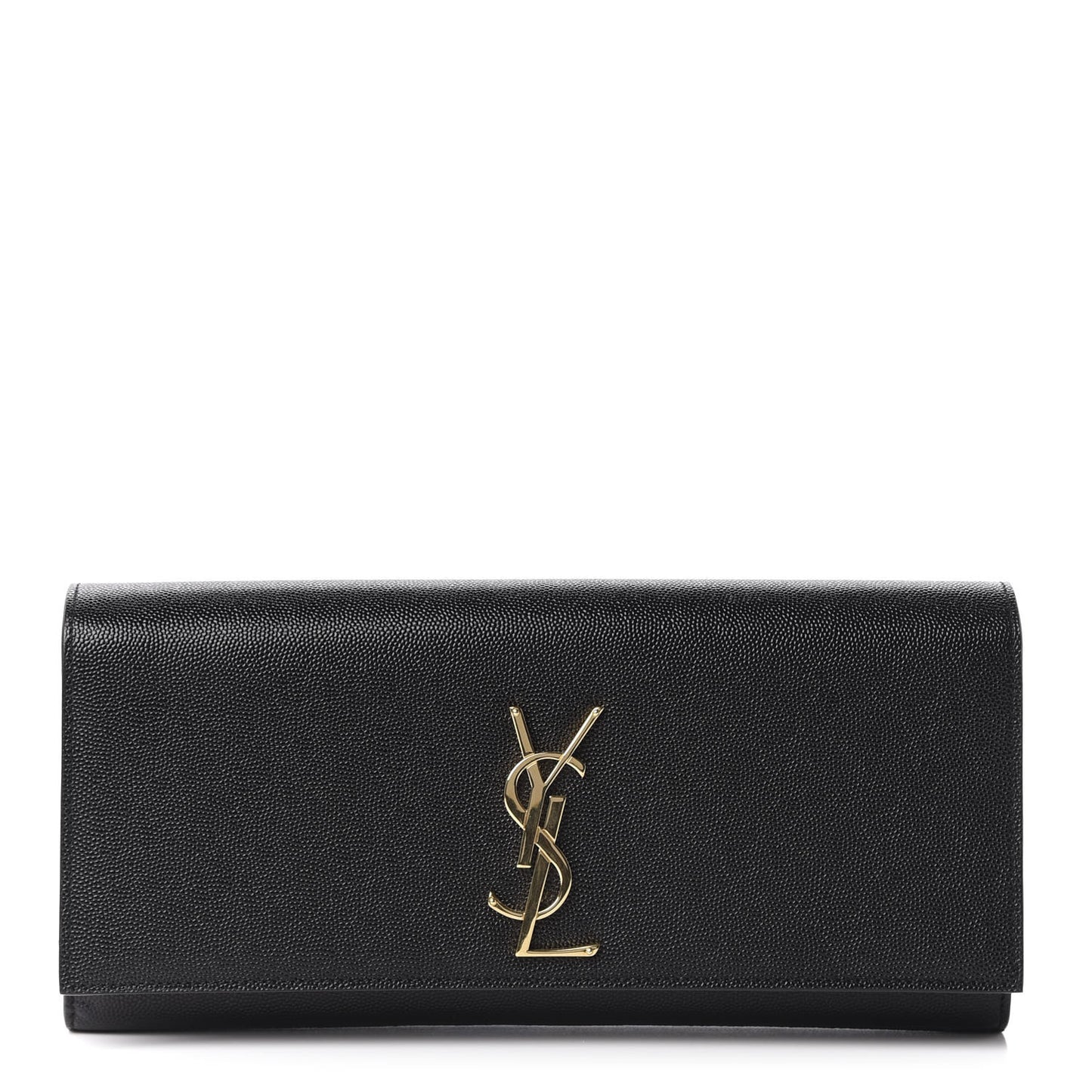 Grain De Poudre Monogram Cassandre Clutch Black