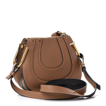 Chloe Grained Calfskin Nano Hayley Hobo Nut 3 of 10