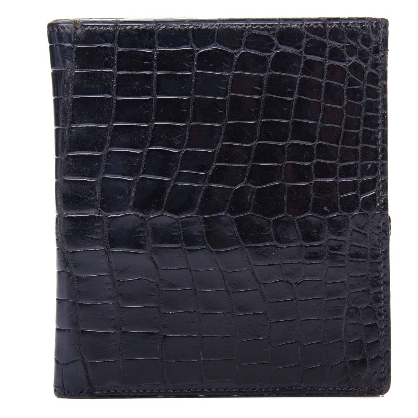 Shiny Alligator Wallet Black