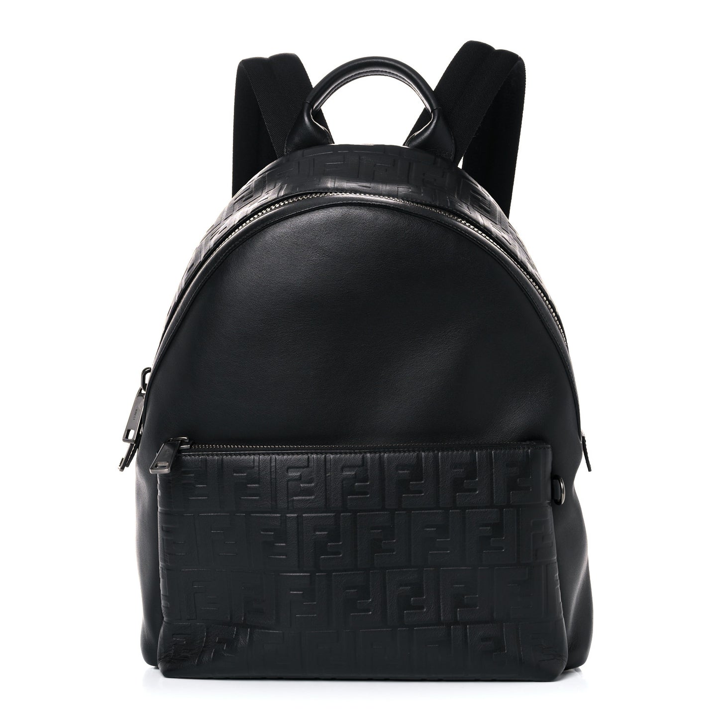 Vitello Grace FF 1974 Embossed Backpack Black