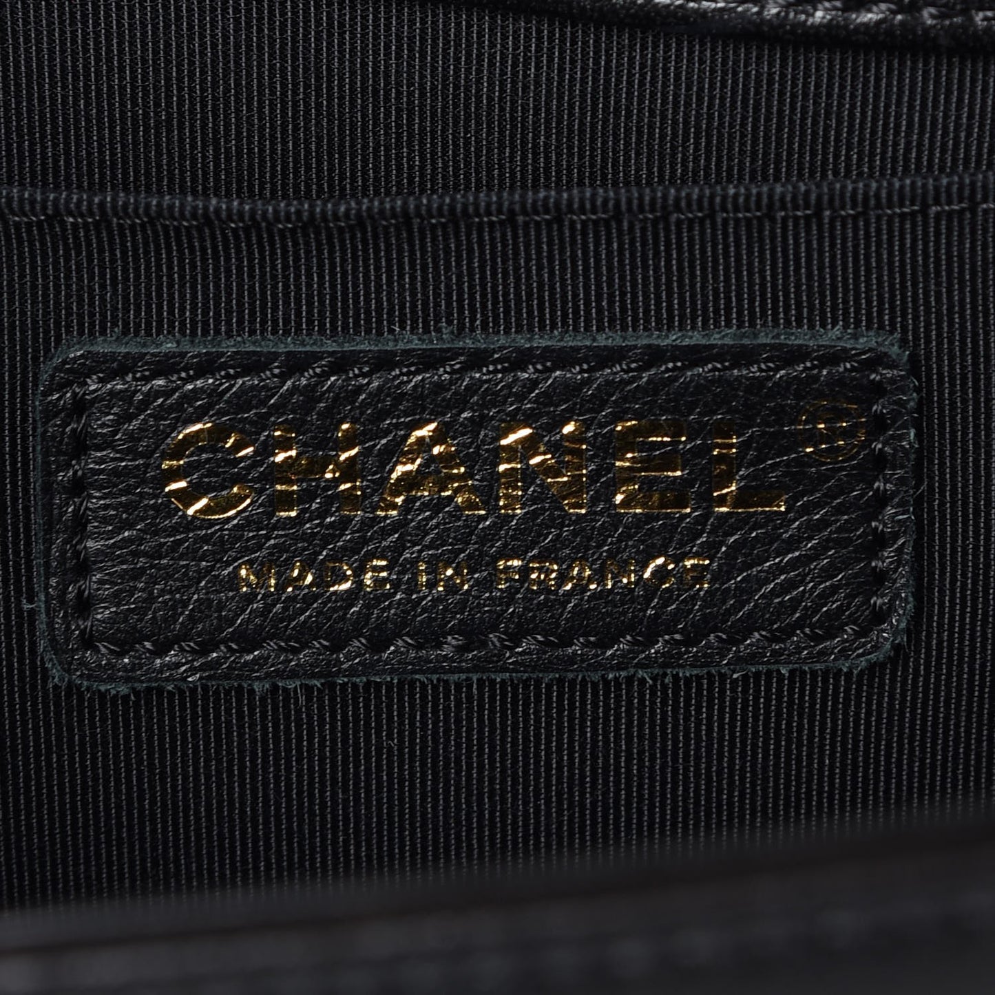 Lambskin Quilted Medium Boy Flap Black