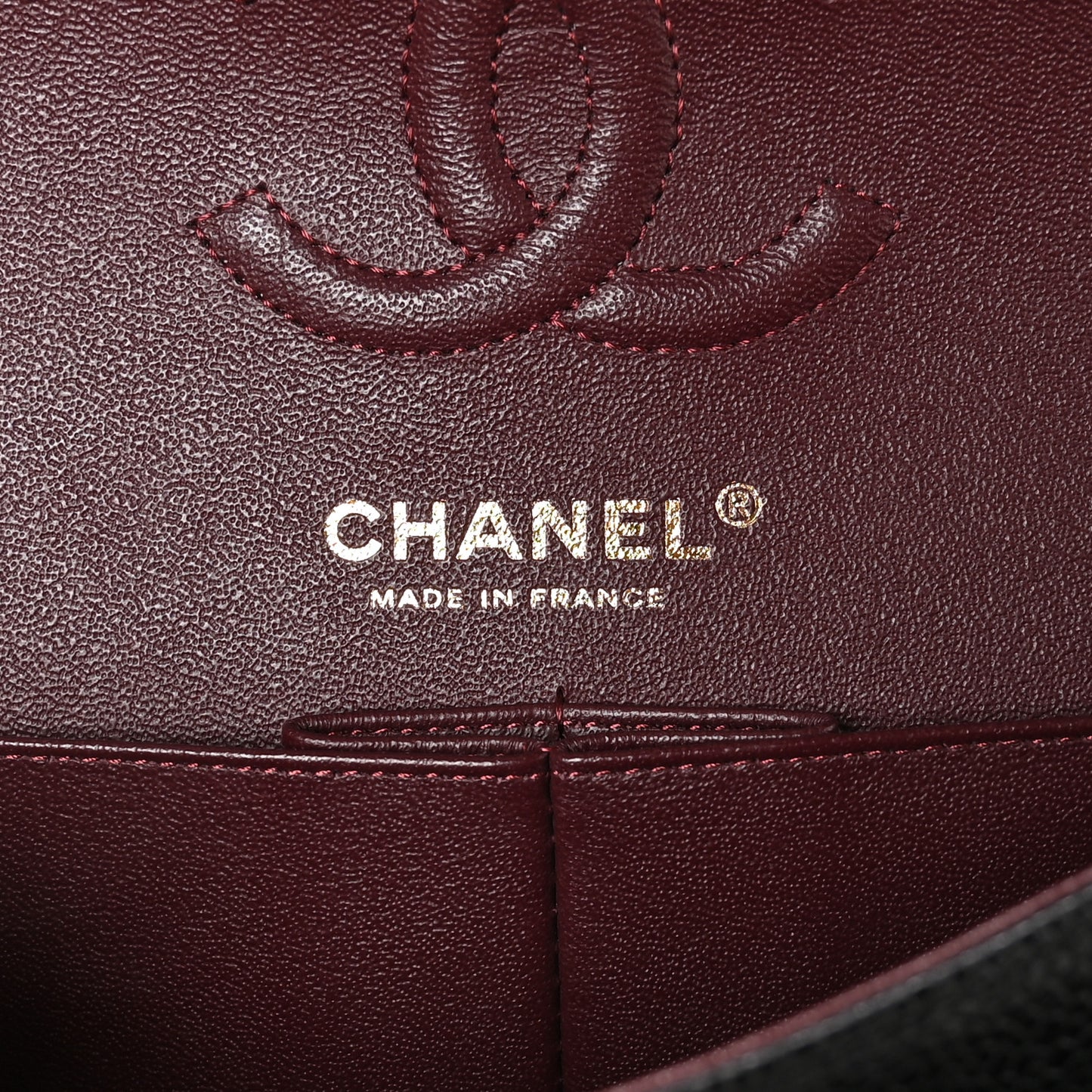 Caviar Quilted Small Double Flap Black