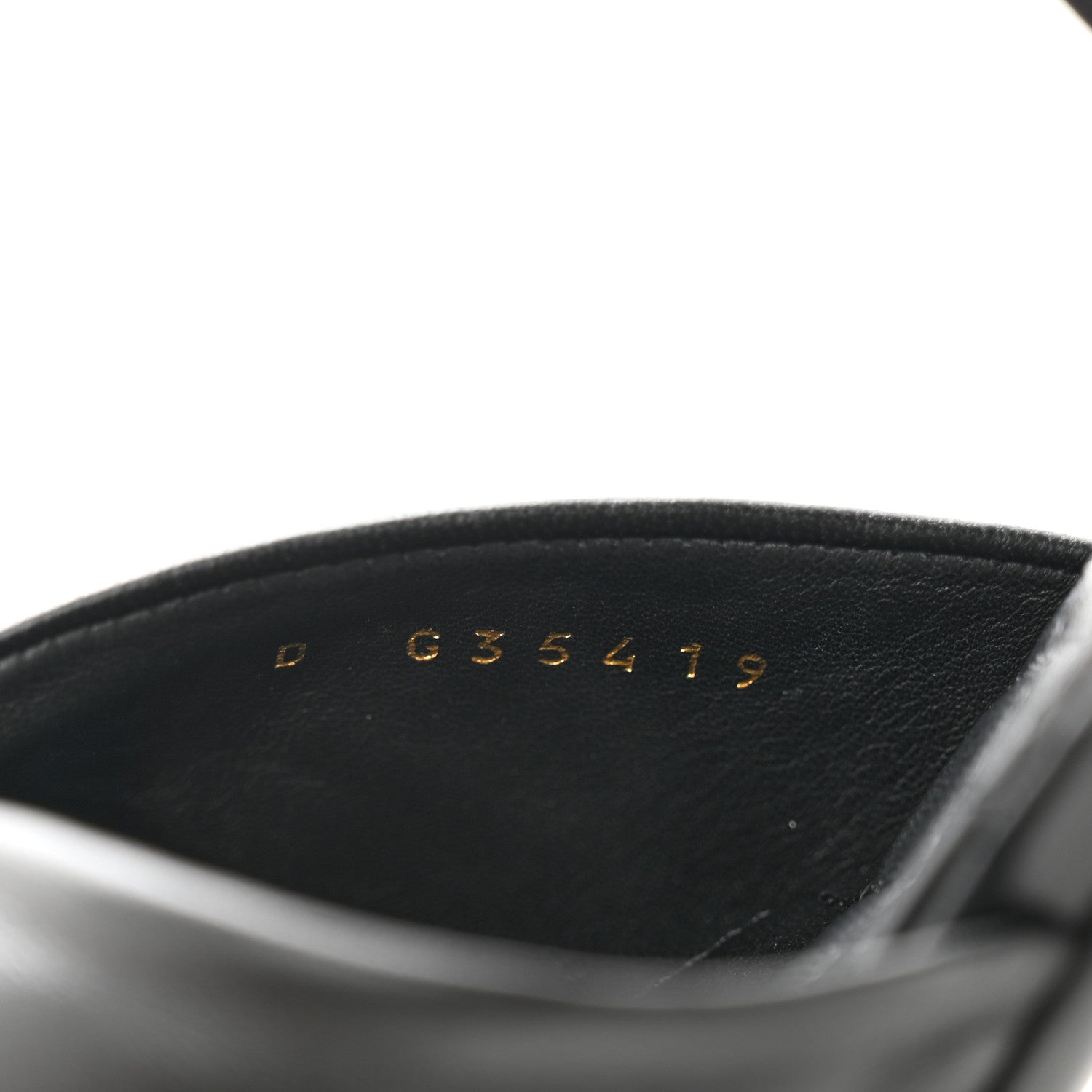 Chanel Lambskin Pearl CC Bow Sandals 39 Black 8 of 8