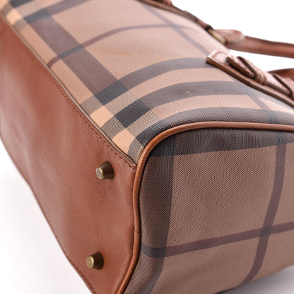 Burberry Smoked Check Small Chester Bowling Bag Brown 10 of 17