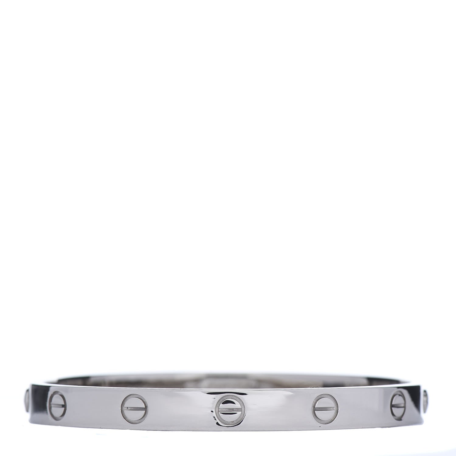 Cartier 18K White Gold LOVE Bracelet 17 3 of 7