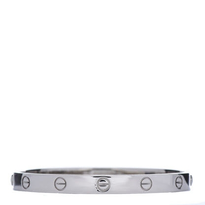 Cartier 18K White Gold LOVE Bracelet 17 3 of 7
