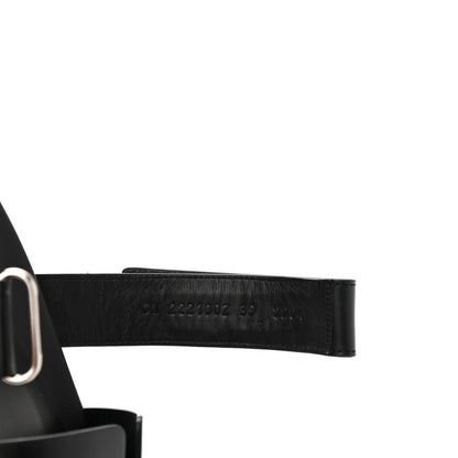Hermes Calfskin Womens Chypre Sandals 39 Black 8 of 9