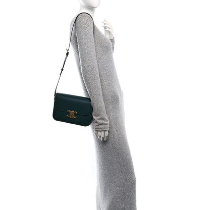 Celine Shiny Calfskin Teen Triomphe Amazone 2 of 10