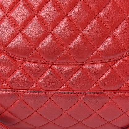 Chanel Lambskin Quilted Large Urban Spirit Backpack Red 14 of 17