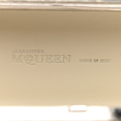 Alexander McQueen Printed Canvas Floral Knuckle Box Clutch Red 6 of 11