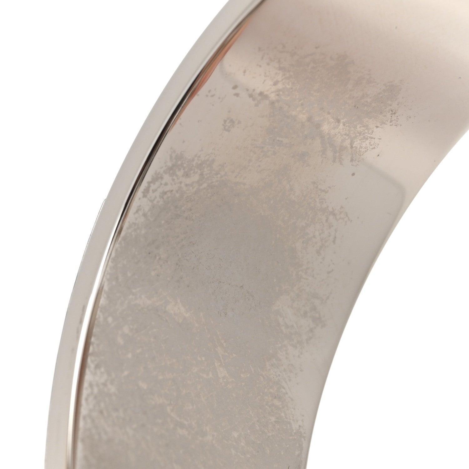 Hermes Enamel Wide Clic Clac H Bracelet GM White 5 of 6