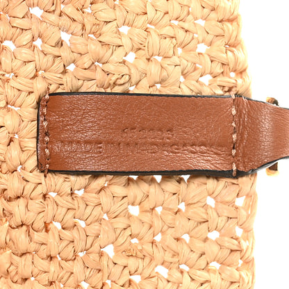 Loewe Raffia Mini Slit Tote Bag Natural Tan 6 of 9