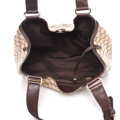Gucci Monogram Charlotte Tote Brown 5 of 13