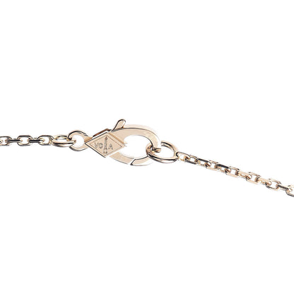 Van Cleef & Arpels 18K Yellow Gold Tiger Eye Lucky Alhambra Butterfly Pendant Necklace 5 of 6
