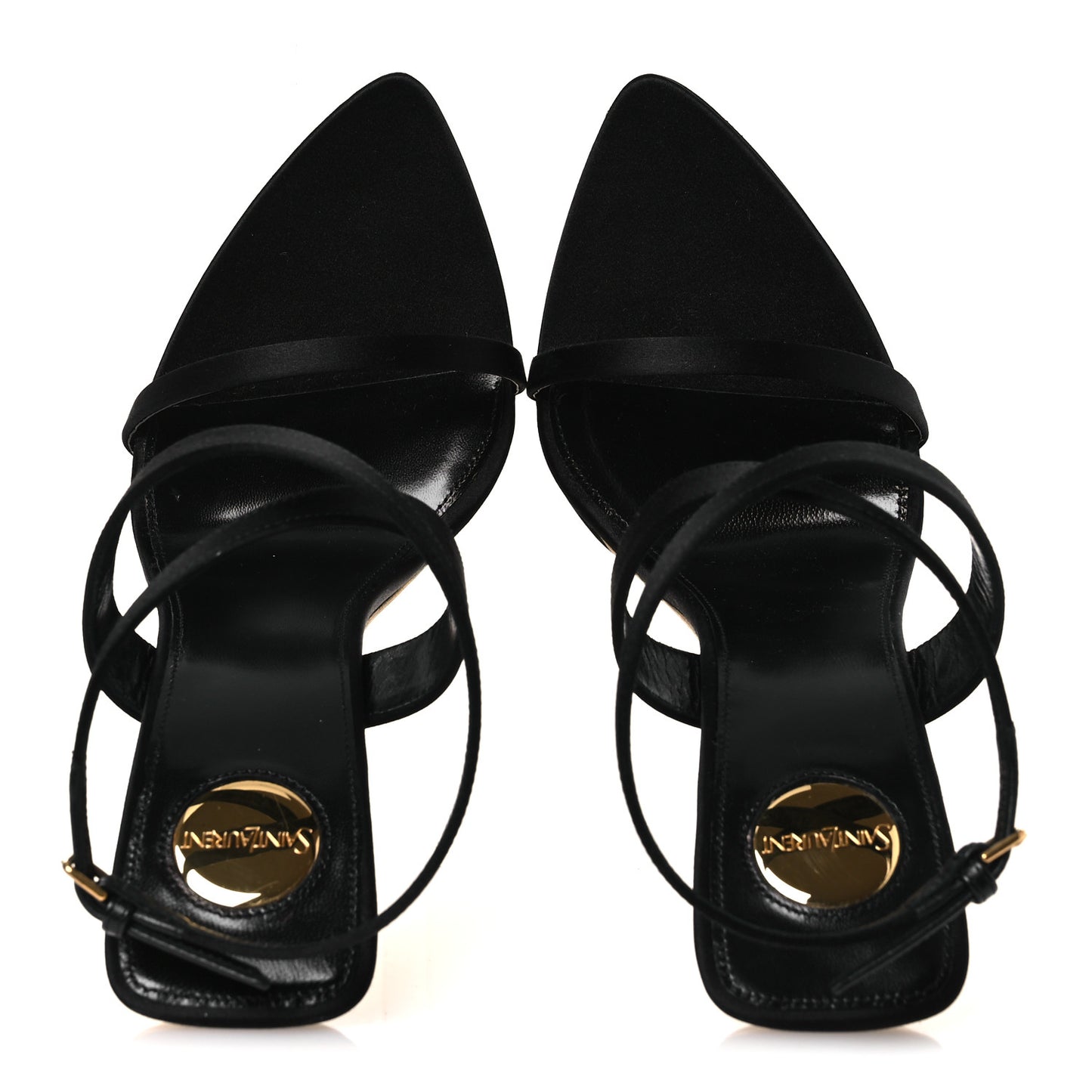 Raso Regale Salome 110 Wedge Sandals 39 Black