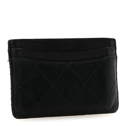 Chanel Lambskin Quilted Card Holder Black 3 of 13